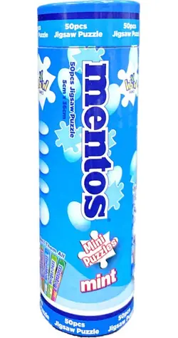 Puzzle Mentos: Mint / 50 dielikov / 6,5x24,5 cm