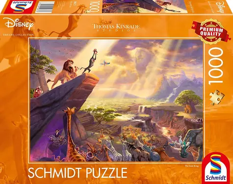 Schmidt Puzzle Leví kráľ / 1000 dielikov / od 12 rokov