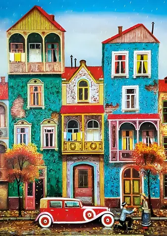 MAGNOLIA Puzzle Starý Tbilisi II / 1000 dielikov / 48 x 68 cm