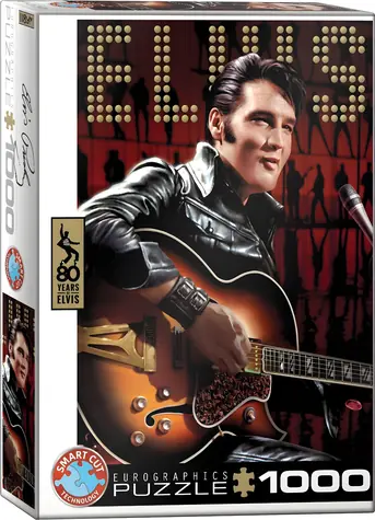 EUROGRAPHICS Puzzle Elvis Presley / 1000 dielikov / 48,89 × 67,63 cm