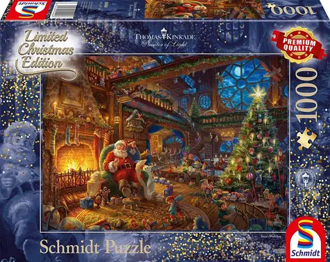Schmidt Puzzle Santova dielňa / 1000 dielikov / rozmer 69,3 × 49,3 cm