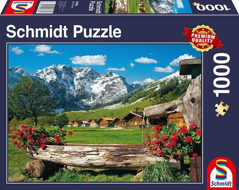 Schmidt Puzzle Horský raj / 1000 dielikov / rozmer 69,3 × 49,3 cm