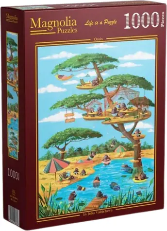 MAGNOLIA Puzzle Oáza / 1000 dielikov / 48 x 68 cm