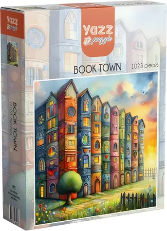 YAZZ Puzzle Booktown / 1023 dielikov / 60 x 60 cm