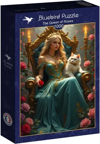 BlueBird Puzzle Kráľovná ruží / 1000 dielikov / 69 x 47,8 cm