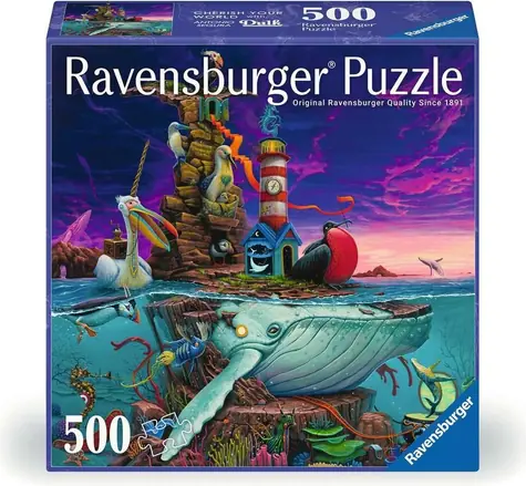 Ravensburger Štvorcové puzzle Súostrovie / 500 dielikov / 47 x 47 cm