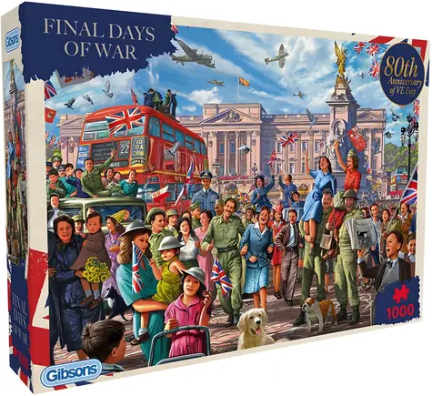 GIBSONS Puzzle Posledné dni vojny / 1000 dielikov / 68 x 49 cm