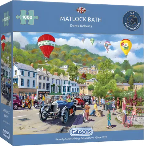 GIBSONS Puzzle Dedina Matlock Bath / 1000 dielikov / 68 x 49 cm