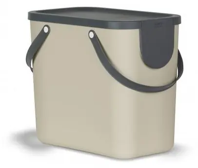 Rotho ALBULA cappuccino / Kôš na triedenie odpadu / 25 l / 23,5 x 40 x 34 cm