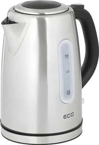 ECG RK 1743 / Rýchlovarná kanvica / nerez / 2200 W / 1,7 l
