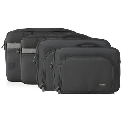 4smarts Target Eco Slim 13-14" čierna / Taška na notebook / RPET / hydrofóbna úprava