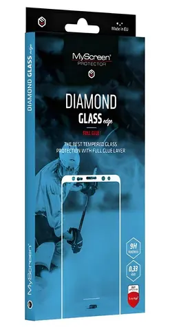 MyScreen Diamond Glass Edge čierna / Ochranné sklo / Samsung Galaxy S24 FE / Full Glue / 9H