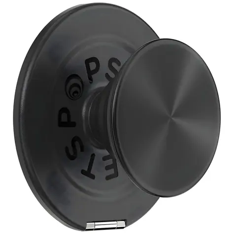 PopSockets Aluminum Radial MagSafe čierna / Držiak do ruky pre smartphone / MagSafe / hliníkový