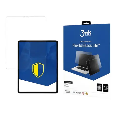 3mk FlexibleGlass Lite pre Apple iPad mini 4 / Hybridné ochranné sklo / Hrúbka 0,16 mm / Fit-In sada