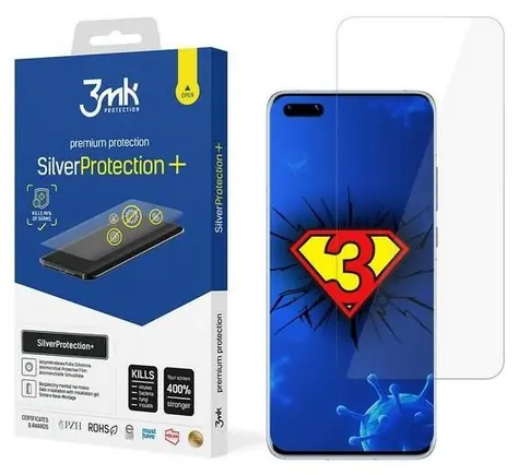 3mk SilverProtection+ Huawei Mate 40 Pro / Fólie antimikrobiálne / montáž na mokro