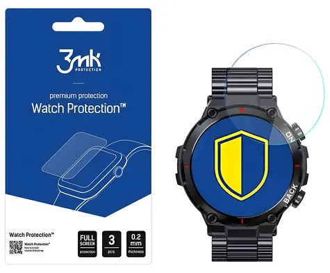 3mk Watch Protection FlexibleGlass pre Gravity GT8-2 / Ochranné sklo / Hybridné / pre chytré hodinky