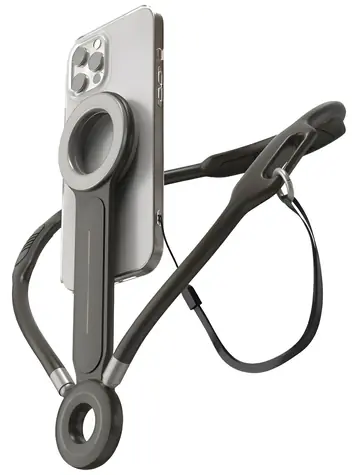 4smarts POV antracitová / Magnetický držiak na krk / MagSafe / magnet N52 / UltiMag adaptér
