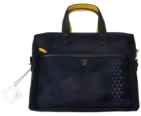Lamborghini Huracan D10 Tablet & Laptop Carrier modrá / Taška na notebook a tablet / do 15 "/ Nastaviteľný popruh