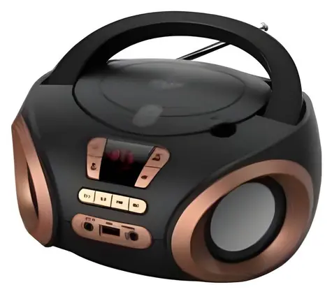 Adler AD 1181 čierno-medená / CD prehrávač / MP3 / FM rádio / AUX / USB