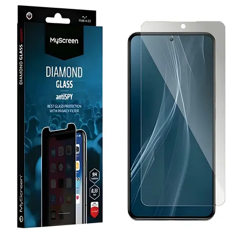 MyScreen Diamond Glass AntiSpy / Ochranné sklo / Apple iPhone 16 6.1" / Tvrdenosť 9H / S aplikátorom