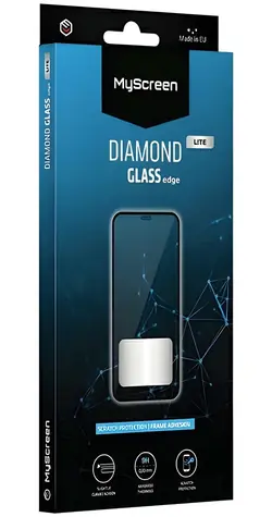 MyScreen Diamond Glass Edge Lite FG Motorola Moto G55 čierna / Ochranné sklo / Full Glue / 9H / 0,33 mm