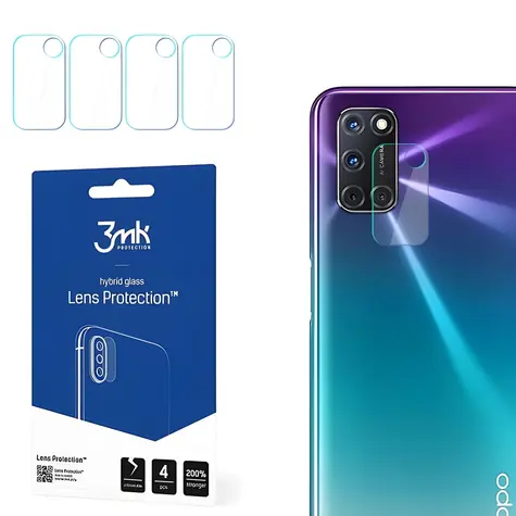 3mk Lens Protection Oppo A72 / Sklo na fotoaparát / hybridný / 4 ks
