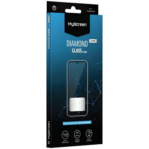MyScreen Diamond Glass edge Lite pre Huawei Nova 11 čierna / Ochranné sklo / Full Glue / 9H / 0,33 mm