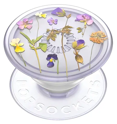PopSockets PlantCore Purple Fields / Držiak telefónu / Skladací úchyt a stojanček / Odnímateľný PopTop