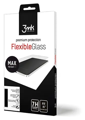 3mk FlexibleGlass Max pre Huawei P10 Lite zlatá / Hybridné sklo / tvrdosť 7H / hrúbka 0,2 mm