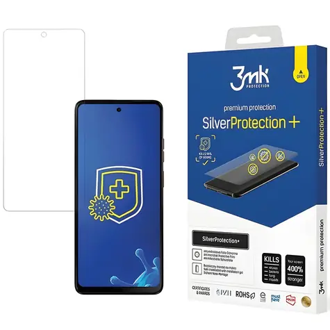 3mk SilverProtection+ pre Motorola Moto G34 5G / Ochranná fólia / antimikrobiálna / mokrá inštalácia