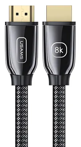 USAMS U67 čierna / Kábel HDMI / HDMI 2.1 / 3 m / 8K 60Hz / 48 Gbit / s