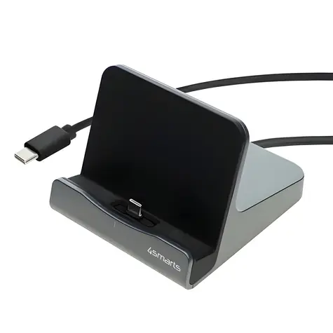 4smarts VoltDock gunmetal / Dokovacia stanica pre tablety / USB-C / 60W / Power Delivery