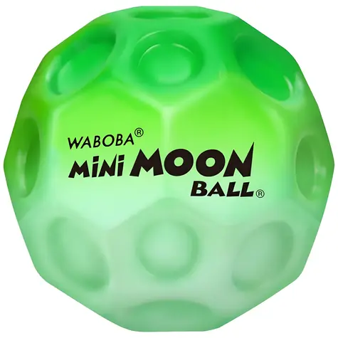WABOBA Skákacia loptička Mini Moon / O 5,5 cm / TPR / výška odrazu až 30 m / náhodná farba