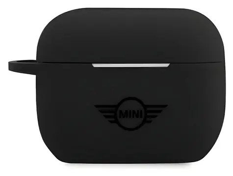 Mini Morris Silicone Collection AirPods Pre čierna / Puzdro / silikónové / s pútkom na šnúrku