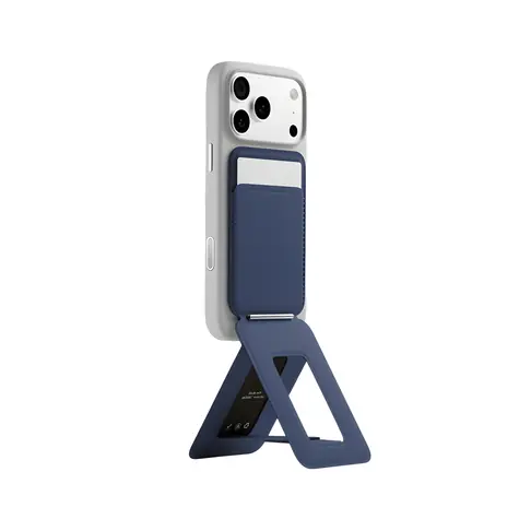 Moft Movas Snap Tripod Navy Blue / Peňaženka a stojanček / MagSafe / Tripod / Vegan Leather