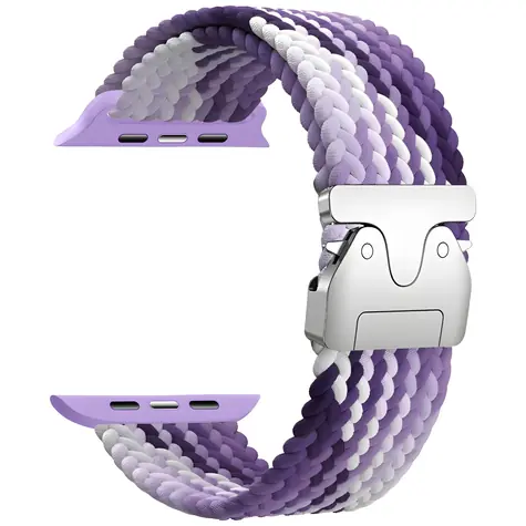 Beline Woven Nylon Parachute 42/44/45/49mm fialová / Remienok pre Apple Watch / nylonový / nastaviteľný