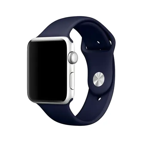 Mercury Silikónový remienok Apple Watch 38/40/41 mm tmavo modrá / Remienok / Silikónový / Pre Apple Watch 4/5/6/7/SE