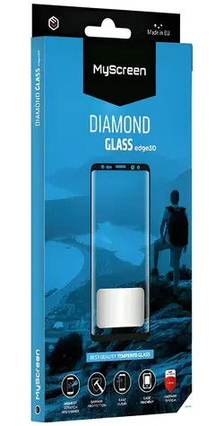 MyScreen Diamond Glass Edge 3D čierna / Tvrdené sklo / XIAOMI POCO X7 / 9H / 0,33 mm