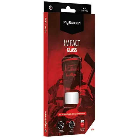 MyScreen ImpactGLASS čierna / Hybridné ochranné sklo / pre Apple iPhone 14 Pro 6.1" / 8H