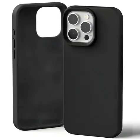 Mercury Silicone iPhone 16 Pro Max 6,9" čierna / Puzdro / Silikónové / Bezdrôtové nabíjanie