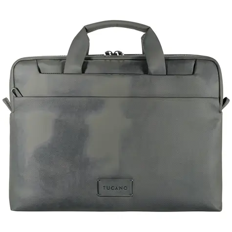 Tucano Work Out 5 zelená / Taška na notebook / do 14" / MacBook / nastaviteľný popruh