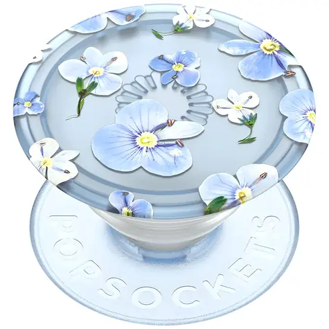PopSockets PlantCore Grip Blue Fields modrá / Držiak telefónu / Stojanček / Bezdrôtové nabíjanie