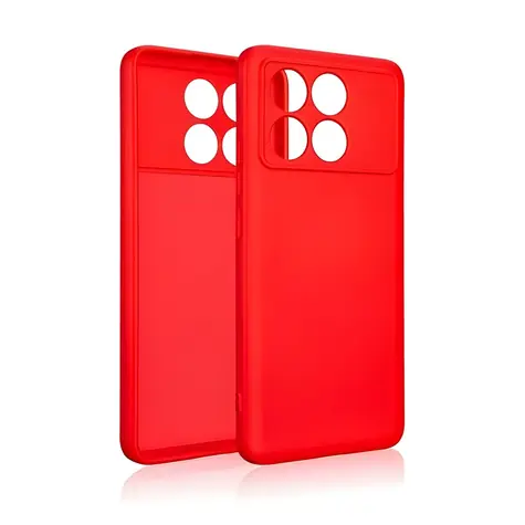 Beline Silicone Case pre POCO X6 Pre červená / Puzdro / Silikón