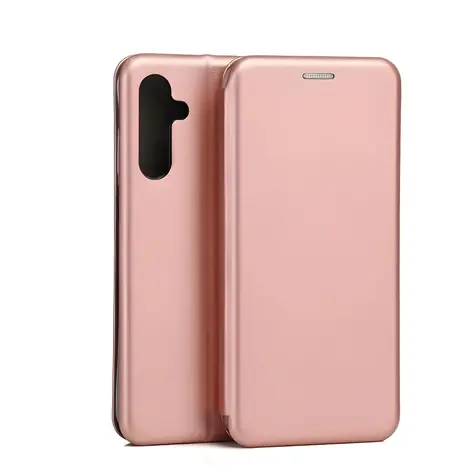 Beline Book Magnetic ružovozlatá / Flipové púzdro / Samsung Galaxy A15 5G A156B / Magnetické zatváranie