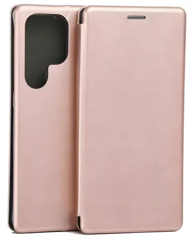 Beline Book Magnetic Case S25 Ultra ružové zlato / Puzdro / Samsung Galaxy S25 Ultra / Magnetické zatváranie