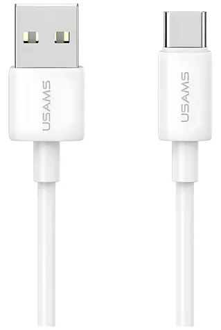 USAMS YD Series SJ708 biela / Kábel / USB-A na USB-C / 18W 3A / 1 m