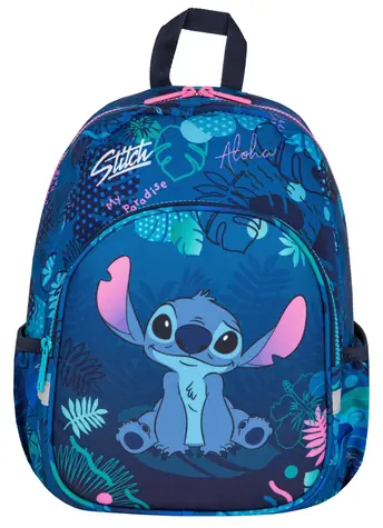 COOLPACK Detský batoh Toby Stitch Blue / 10 l / hrudný pás s píšťalkou / reflexné prvky