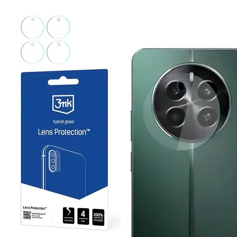 3mk Lens Protection pre Realme 12 4G / Ochranné sklo na kameru / Hybridné sklo / 4 ks