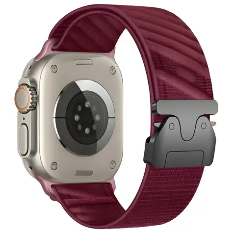 Beline Oblique červená / Remienok pre Apple Watch / 38/40/41 mm / Nylon