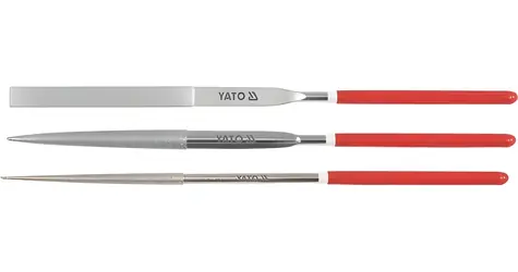 YATO Sada pilníkov ihlových diamantových 3 x 140 mm / Sada pilníkov / 3 ks